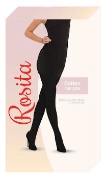 Колготки мягкие с хлопком Cotton 150 Nero 3