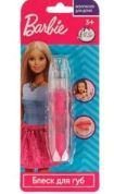 Barbie Блеск для губ с аппликатором малиновый