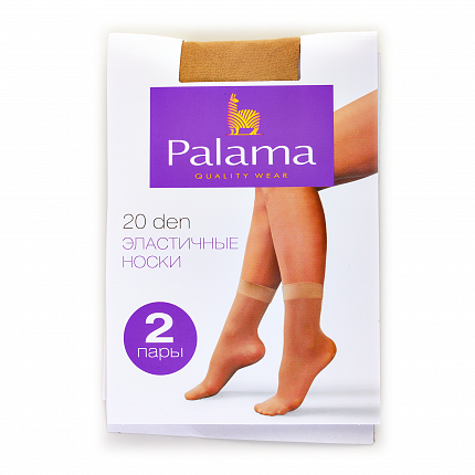 Носки Palama телесные 20 DEN 2пары