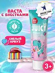 Купить Детская зубная паста JUICY Lab со фтором со вкусом Арбуз 55мл