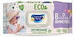 Купить Влажные салфетки детские 0+ Eco Витамины