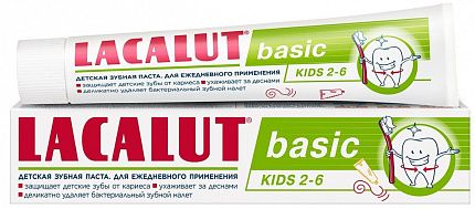 Kids basic Зубная паста от 2 до 6 лет 60 гр