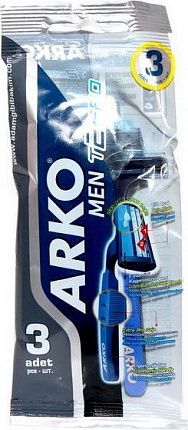 Станки для бритья arko t2 2 лезвия 3шт