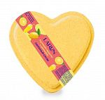 Купить Бурлящее сердце с шиммером Лимонный смузи 110гр