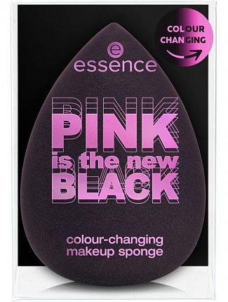 Спонж для макияжа меняющий цвет PINK is the black 01