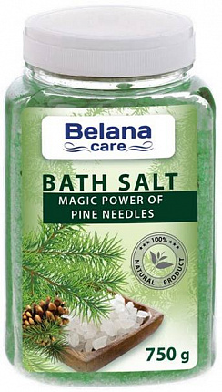 Соль для ванн в банке 750г Волшебная хвоя