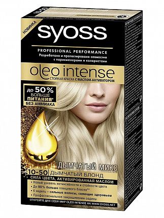 Краска для волос Oleo Intense 10-50 Дымчатый блонд
