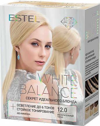 White Balance Секрет идеального блонда 12.0 Вос топаз
