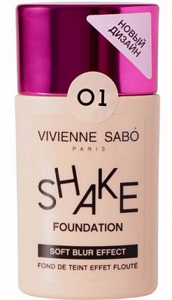 Тональный крем с натуральным блюр эффектом Shakefoundation 01